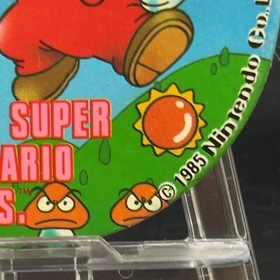 Mario Goomba Menko Super Mario Bros Famicom Card Nintendo 1985 NES Japanese