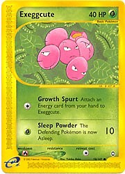 Pokemon Aquapolis  76/147 Exeggcute Card