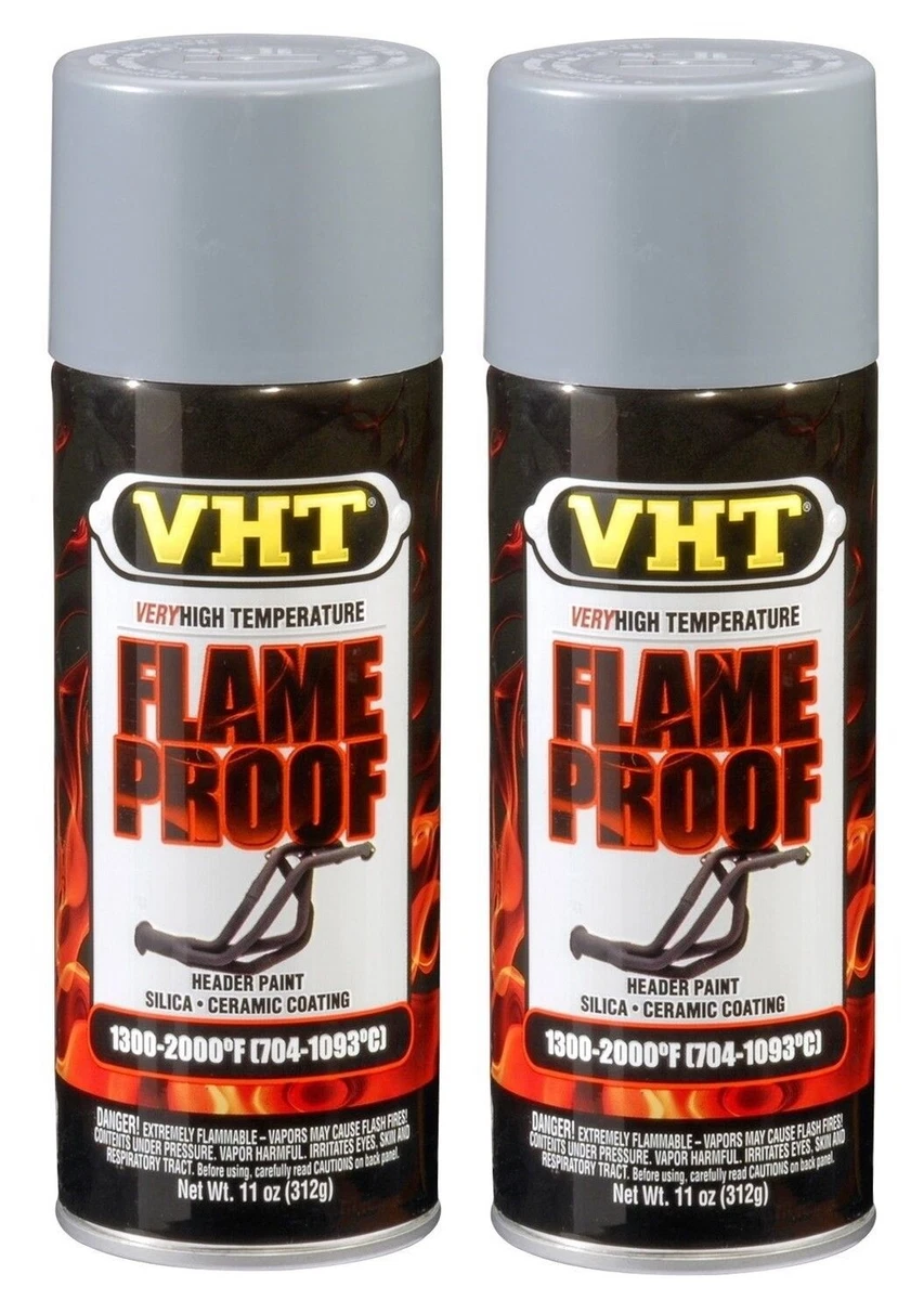 VHT SP1186 PACK FLAT WHITE High Temperature Flame Proof