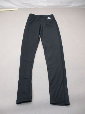 BROOKS Size S Girls Black Stretch Pull On Athletic Compression Leggings 875