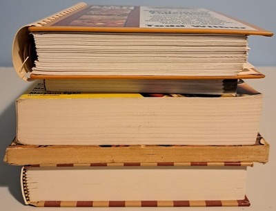 5 Assorted Cookbooks In Good Condition Different Authors And Topics One Is Older