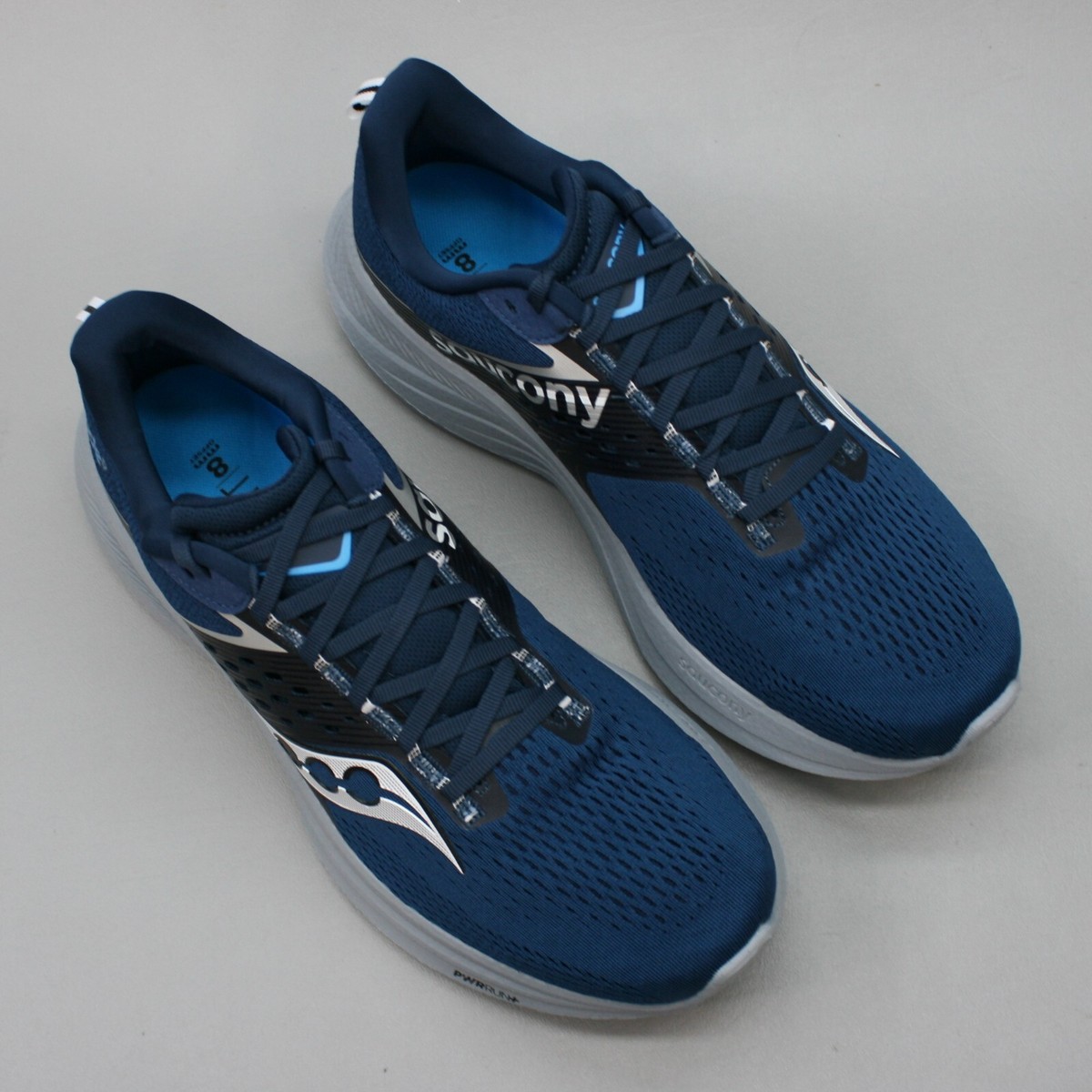 Saucony Men\'s 11.5 Ride-17 Tide Silver Blue Running Shoes Sneakers - S20924-106 Saucony Men main image 3