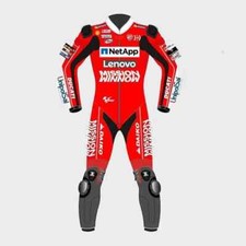 TUTA IN PELLE DA CORSA Andrea Dovizioso Ducati Motogp disponibile in tutte le taglie