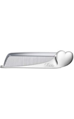 ReFa HEART COMB Aira Silver Foldable Hair Comb Brush Anti-Static