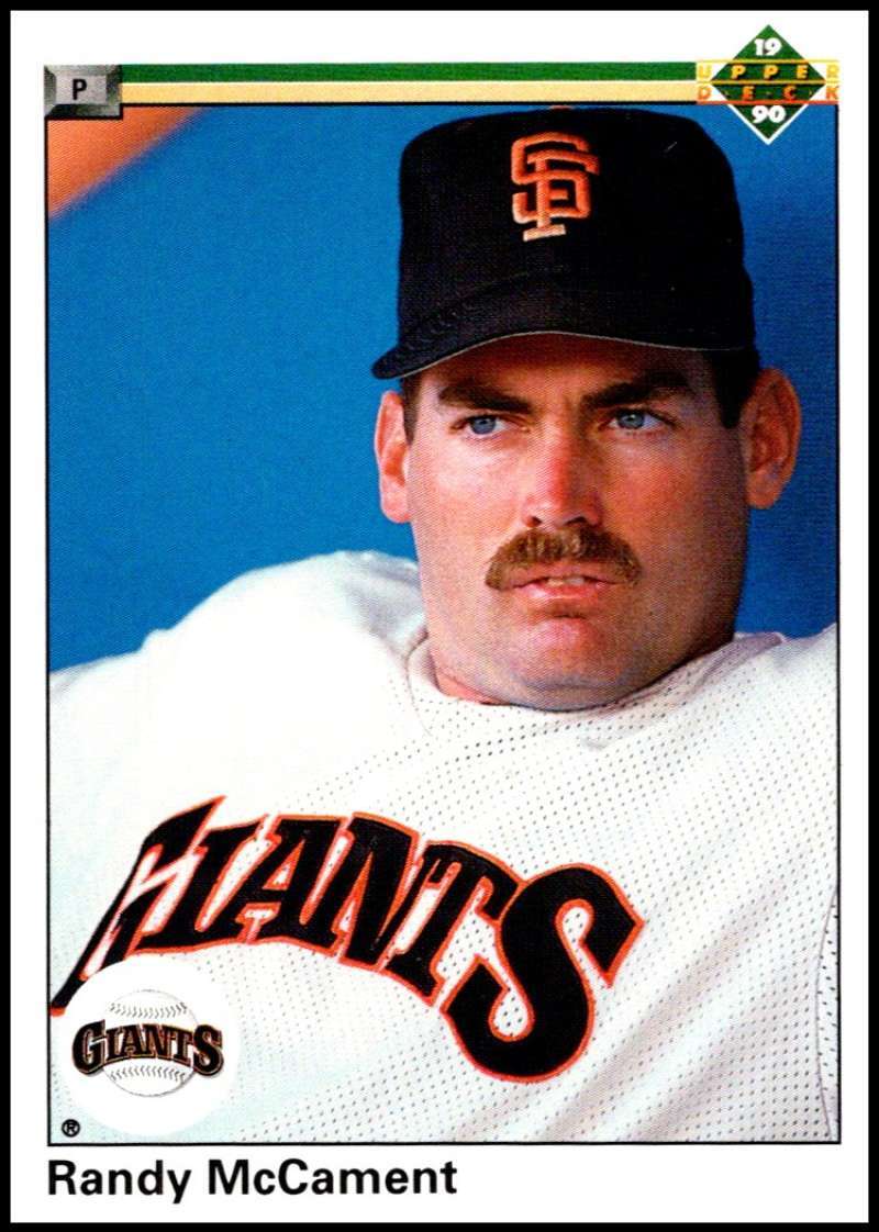 1990 Upper Deck #657 Randy McCament MLB NM RC Rookie Giants