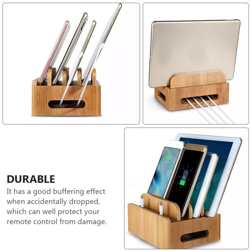 Mobile Phone Base Holder Desktop Organizer Station for Charging Cords - Zdjęcie 11 z 12