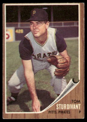 1962 Topps #179a Tom Sturdivant
