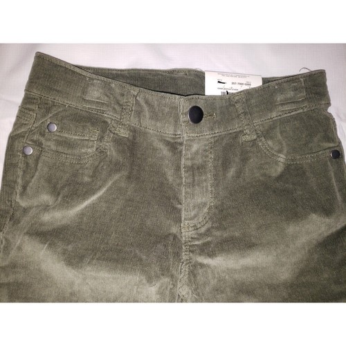 NWT Peyton & Parker Girls Size 8R Charleston Green Corduroy Pants - Picture 4 of 5