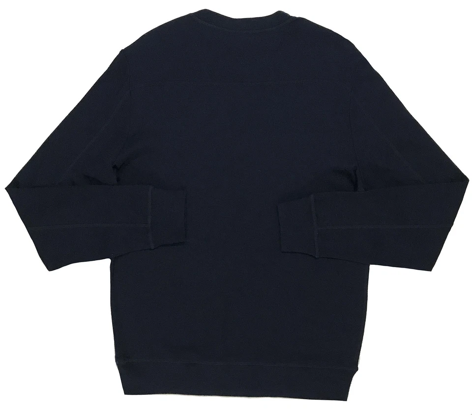 Men's PERRY ELLIS Navy Blue Merino Wool Knit Pullover / Sweater L Large NWT NEW - Image 4 of 4