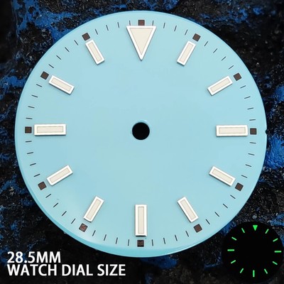 Green Luminous Dial 28.5mm Movement Repair Replacement Parts For NH35
