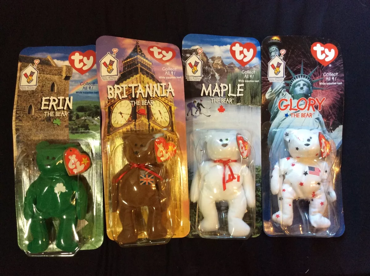 Mcdonalds happy meal toys ty beanie babies sale