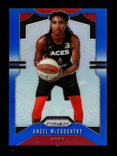2020 PRIZM WNBA BLUE #10 ANGEL McCOUGHTRY 40/149 LAS VEGAS ACES