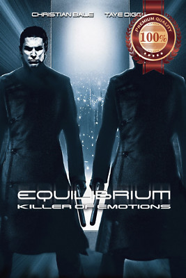 EQUILIBRIUM 2002  CHRISTIAN BALE ORIGINAL MOVIE FILM PRINT PREMIUM POSTER