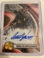 2024 Bowmans Best BRALYN BRAZOBAN  Auto ON CARD PIRATES 2