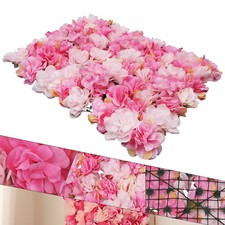 Floral Backdrop Wedding Party Decor 6pcs Artificial Flower Wall Panels 60 40cm