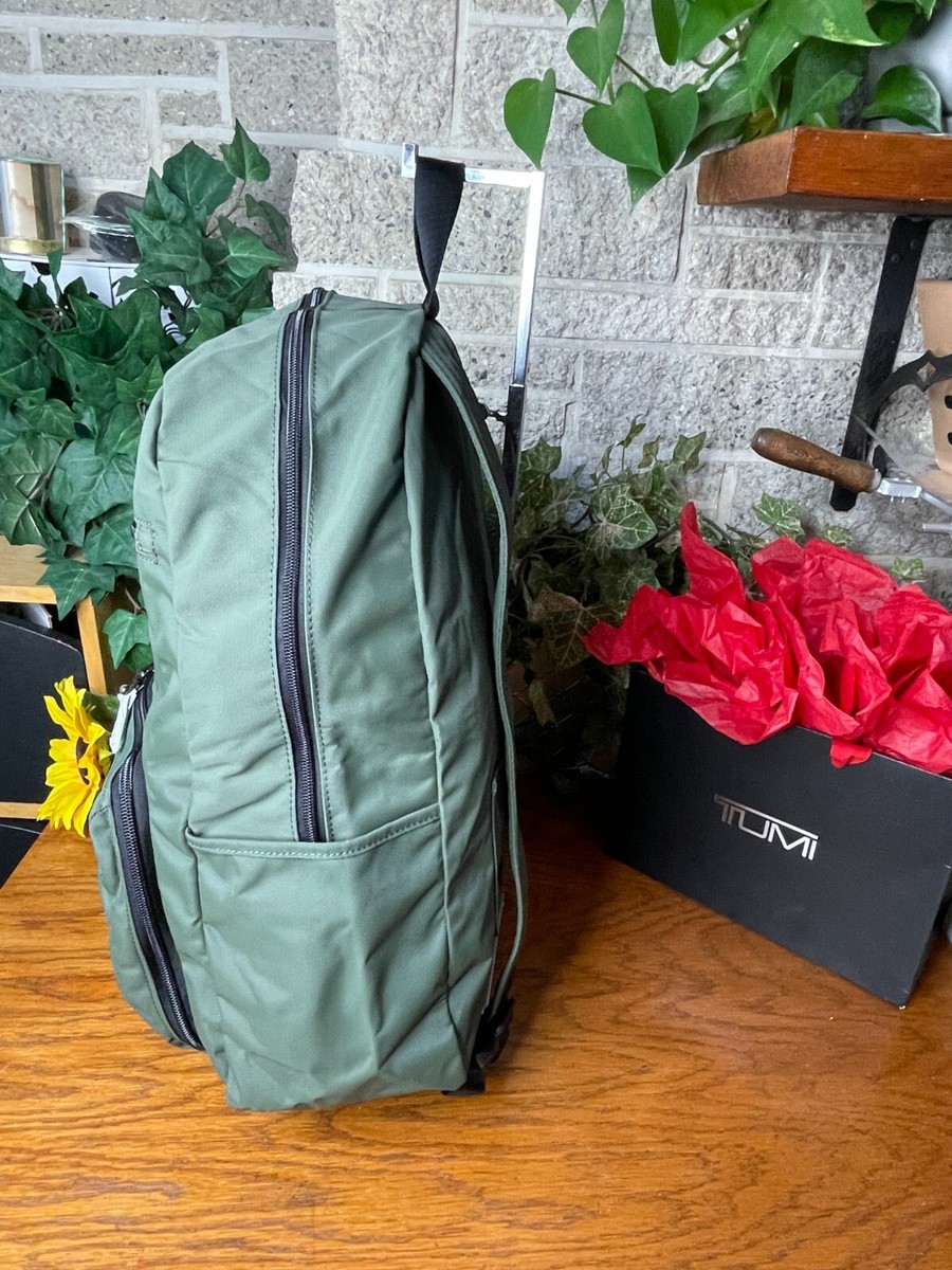 Tumi Unisex Packable Travel Backpack Green/Black 142601-1388 for