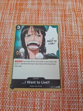 I Want To Live !! One Piece Card English Eb01 050 Common