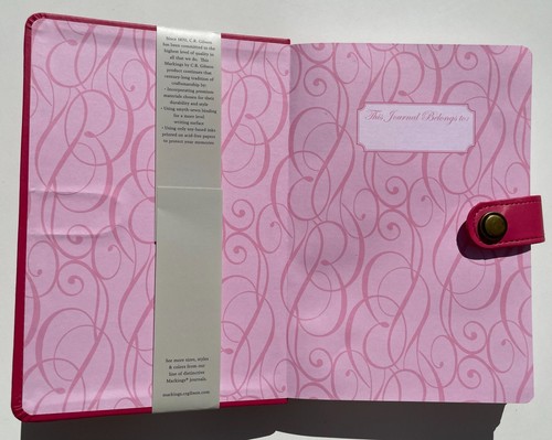 C. R. Gibson Embossed Soft Leatherette Journal/Notebook, Magnetic Closure - Picture 20 of 51