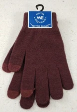 Winter Essentials Brown TEXTING Unisex Gloves One Size fits all