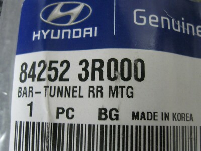 NEW GENUINE HYUNDAI REAR MOUNTING TUNNEL BAR (PN 84252 3R000) | eBay