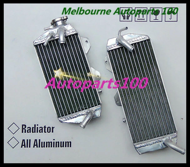 Radiador de alumínio KLX450R KLX450 2008 2009 para lados esquerdo e direito KAWASAKI - Imagem 3 de 4