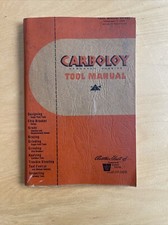 G1 GT-191 1949 CARBOLOY CEMENTED CARBIDE TOOL MANUAL BOOK GE CO BRAZING