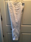 Chicos Womens Size 0.5 Skimmer Capri Jeans Silver/Gray Embellished Leaves Cream — photo 1