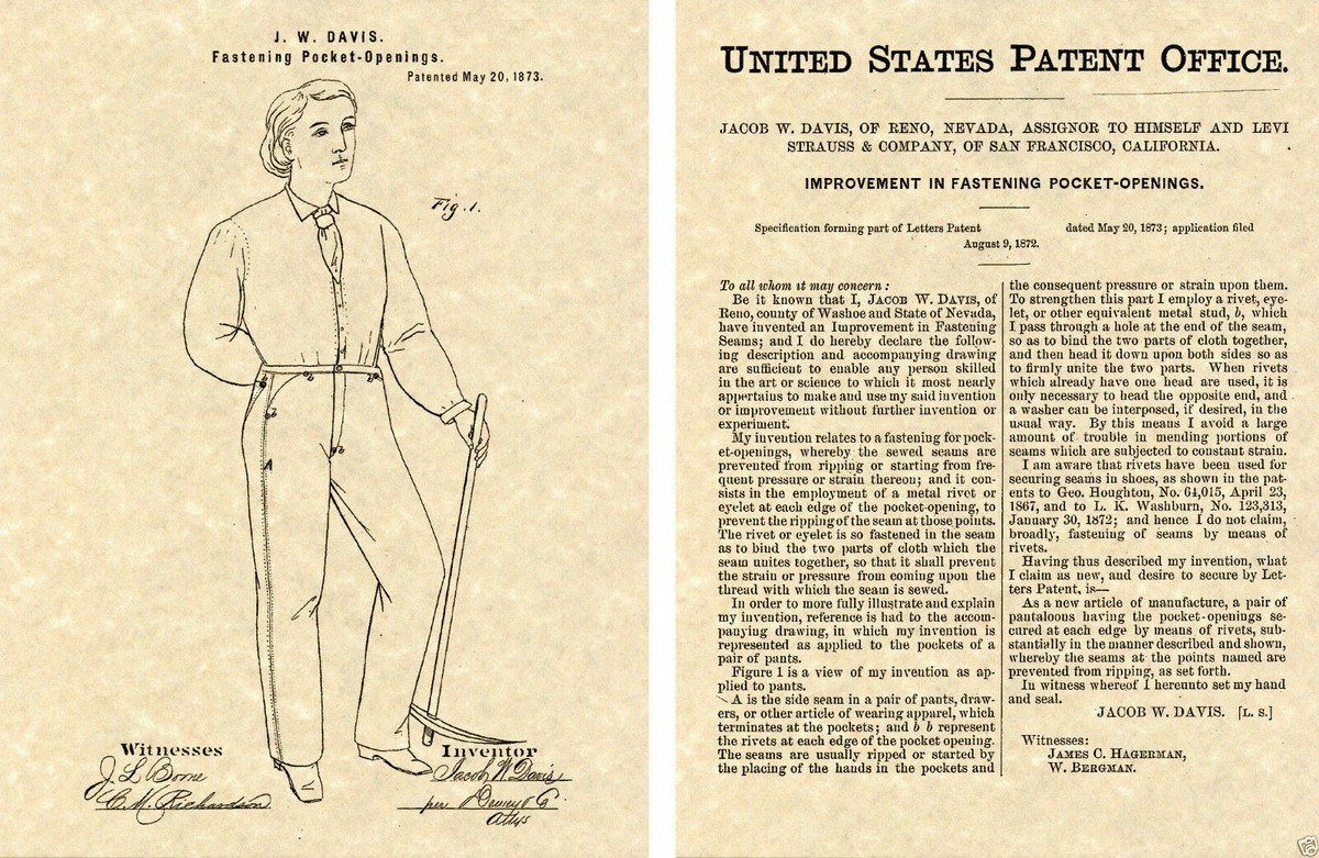 Jacob Davis Where Were Levi's Invented Inventor Levi Strauss