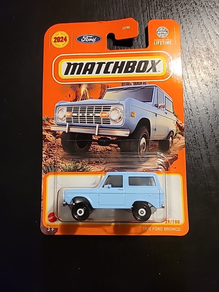 Matchbox 1970 Ford Bronco 29/100 2024 Blue