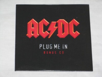 ACDC 2007 HISTORY PLUG ME IN RARE 2 TRACK LIVE BONUS CD DOG EAT BACK BLACK NEW