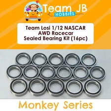 Team Losi 1/12 NASCAR AWD Racecar - 16 Pcs Rubber Sealed Bearings Kit