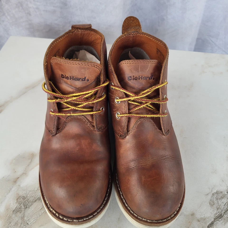 Botas chukka SEARS DieHard SureTrack acolchadas punta lisa para hombre talla 8 D marrón tostado Foto 3 de 4