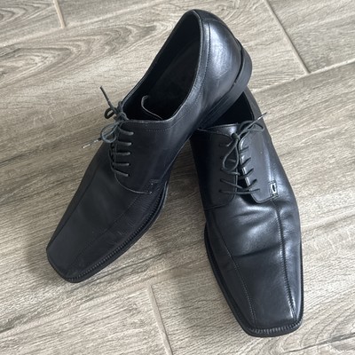BOSS Hugo Boss Derby Dress Shoes US 11.5 Black Leather  display picture 3
