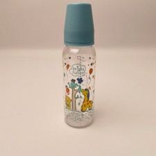 Vintage 1993 Luv n care Bright Future Baby Bottle 8 oz Giraffe Bear Blue Cap 90s