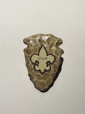 Staff Philmont Boy Scout Neckerchief Slide Ceramic