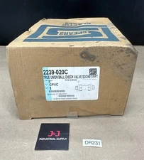 SPEARS 2239-020C True Union Ball Check Valve SOCKET/FIPT 2” CPVC || NIB WARRANTY