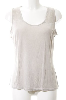 YOUR & SELF Trägertop Damen Top Gr. DE 36 wollweiß Casual-Look