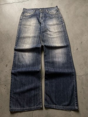 Vintage Y2K Levi s 630 Washed Baggy Denim Bleached Jeans JNCO Acne Studios Style