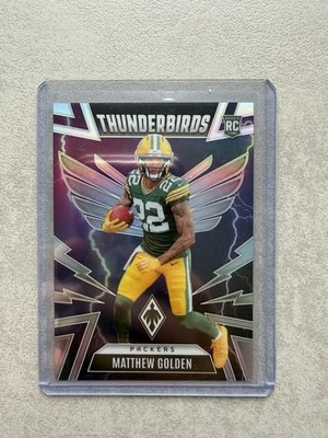 Matthew Golden RC Green Bay Packers Panini Phoenix Thunderbird NFL Football 2025