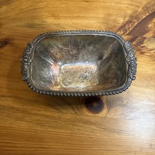 Antique F. & M. Weintraub American Silver Platters Marks Candy Bowl RARE Illegal