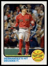 2022 Topps Heritage #201 Hernandez's Hit Decides It