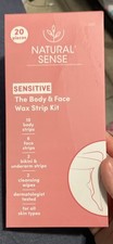 Natural Sense Sensitive - The Body And Face Wax Strip Kit Read Caption 