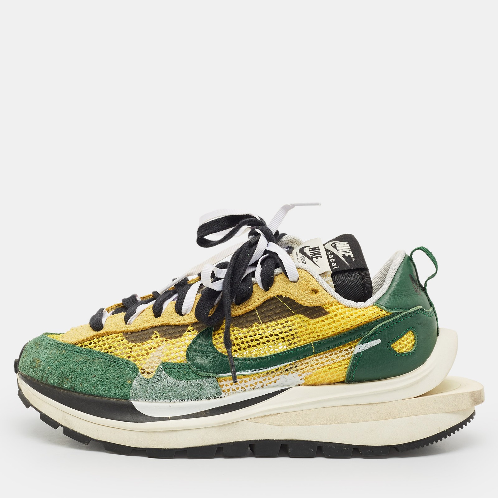 SACAI X NIKE Nike x Sacai Multicolore Scamosciato e Maglia Vaporwaffle Tour Giallo Stadio Verde