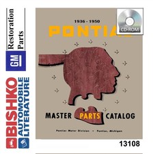 1936-1950 Pontiac All Models Parts Book Cd