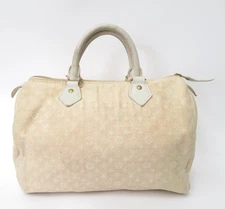 Louis Vuitton Monogram Mini Lin Idylle Speedy 30 Hand bag F#47419
