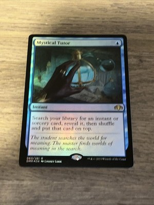 MTG English Mystical Tutor NM Foil Dominaria Remastered