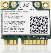 Intel centrino advanced-n 62230ANHMW 6230 Wireless Dual Band WiFi WLAN CARD