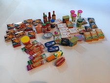 40  Dinner Condiments Mini Food Play Dollhouse