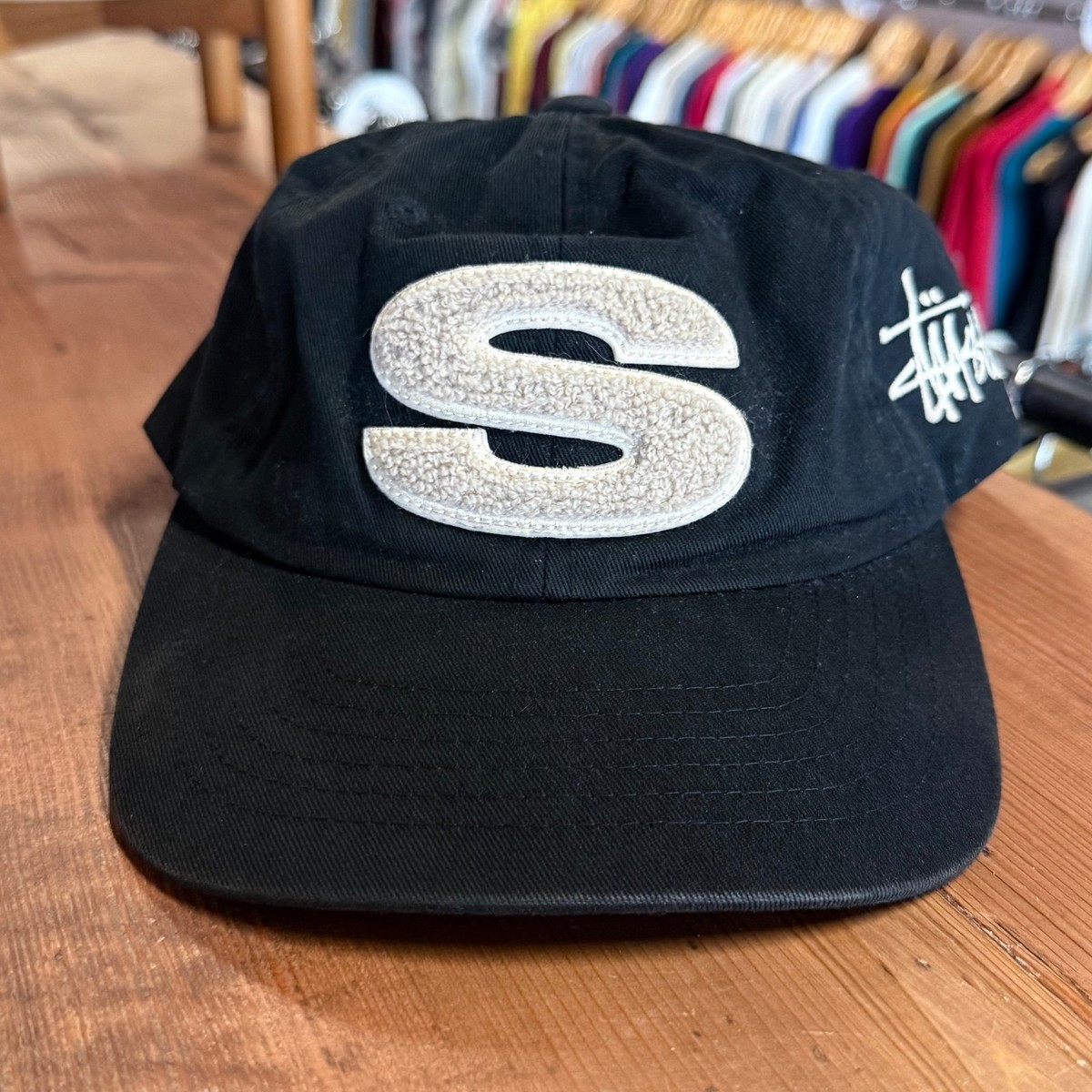 【STUSSY】LOW PROFILE CHENILLE S SNAPBACK Low Profile Chenille S Snapback – Sand | Headwear | Stüssy