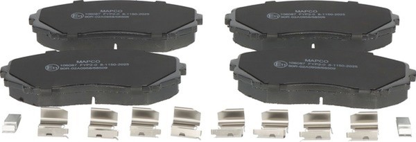 Mapco Bremsbelagsatz Scheibenbremse 106087 FüR Mazda Cx Er Tb Mzr Awd ER10A Disi-image